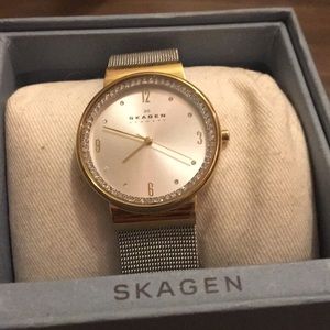 Brand New Skagen Adjustable Jeweled Watch